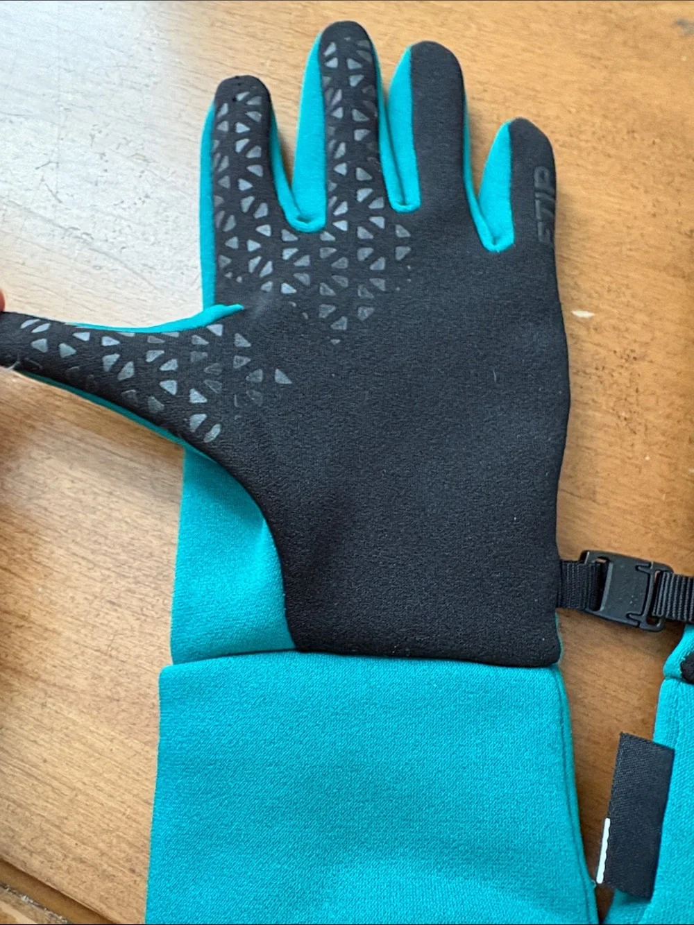 The North Face Teal Tech Gloves Size XS